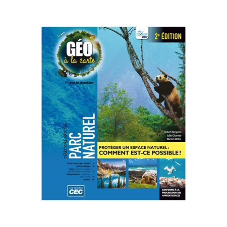 Géo à la carte - 1er secondaire Fascicule Parc naturel 2e édition mise à jour