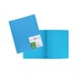 3 Fasteners Eco Office Blue Portfolio