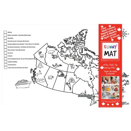 Napperon à colorier Funny Mat®