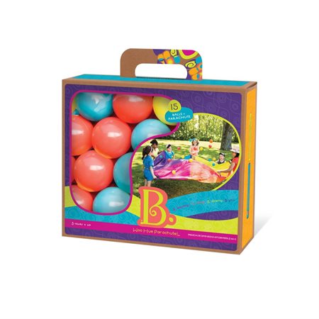 Jeu extérieur B. Active - Parachute Woo-Hue et 15 balles