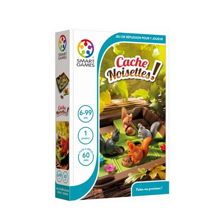 Jeu de réflexion Smart Games - Cache-noisettes