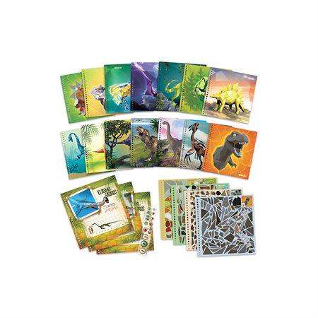 Autocollant par numéro DinosArt