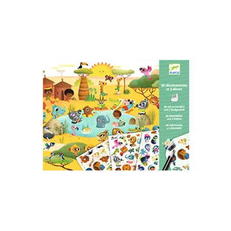 Décalcos - Savane, désert et Pôle Nord