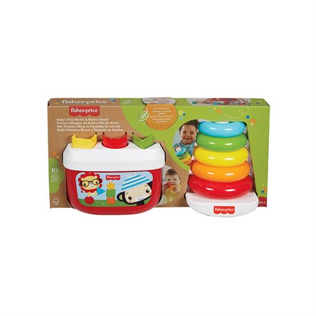 Fisher Price - Eco Baby's First Blocks & Rock-A-Stack