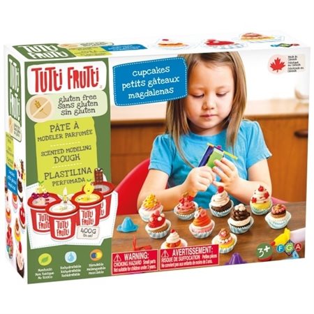 Ensemble de pâte à modeler Tutti Frutti - Cupcake