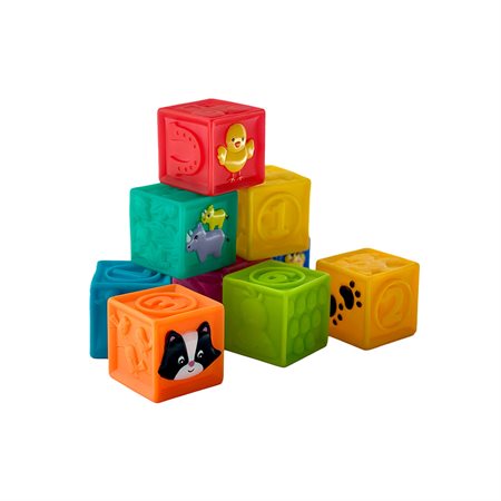 Pakö - Blocs souples colorés 9 pièces