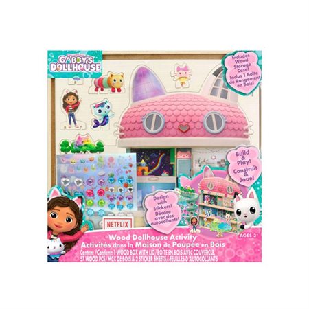 Maison de poupée en bois Gabby