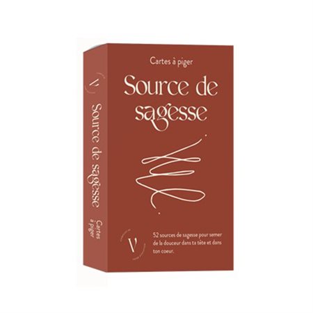 Cartes à piger - Sources de sagesse