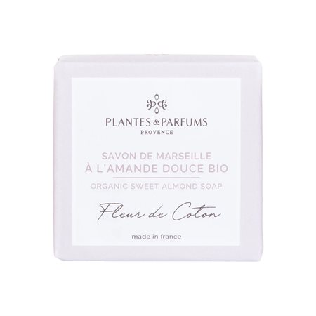 Savon de Marseille 100g “Fleur de coton”