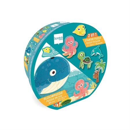 Scratch - Starter & Floor Puzzles - Ocean 80 pieces