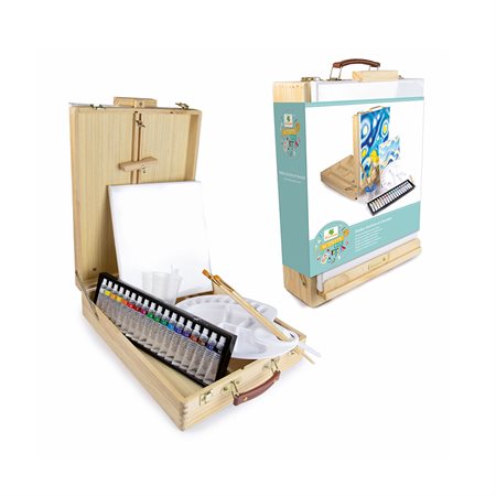 Atelier d'artiste et chevalet