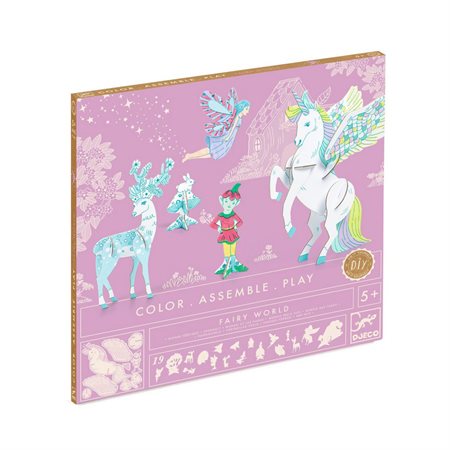 Colore - Assemble - Joue - Monde enchanté