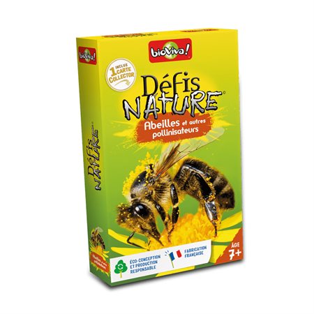 Jeu de cartes - Défis nature - Abeilles et pollinisateurs (FR)