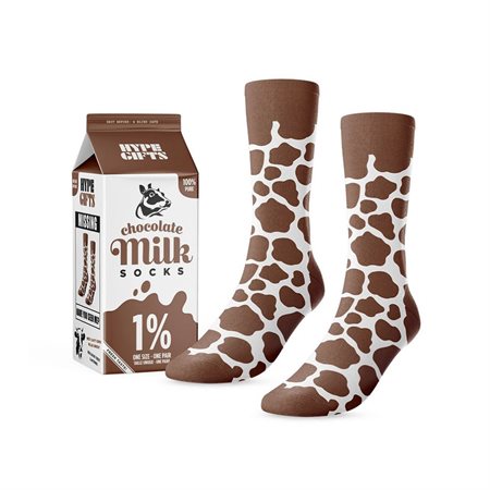 Chaussettes lait au chocolat