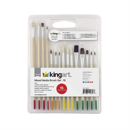 Mixed Media Brush Set (15)