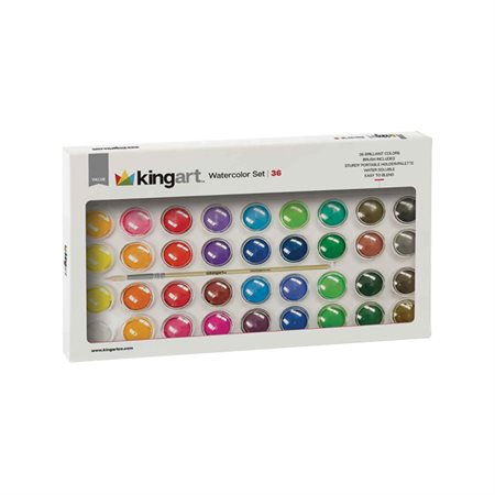 Watercolor Pan Set - 36 colors
