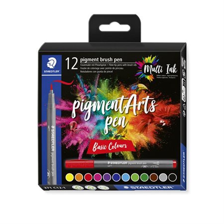 Marqueurs pinceaux Staedtler (12)