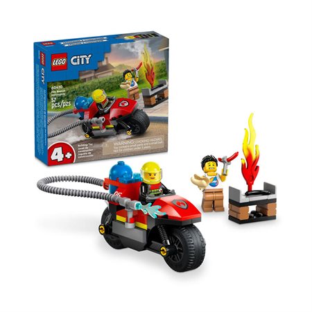 LEGO® City - La motocyclette de sauvetage des pompiers (60410)