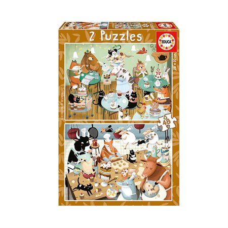 Casse-têtes 2x48 pièces - Contes de la forêt 