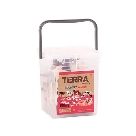 Terra - Country World animals in a bucket