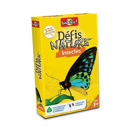 Jeu de cartes - Défis nature insectes (French)