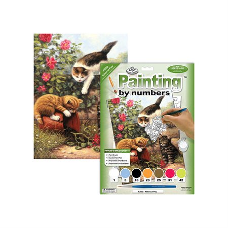 Peinture à numéros junior - Chatons jouant