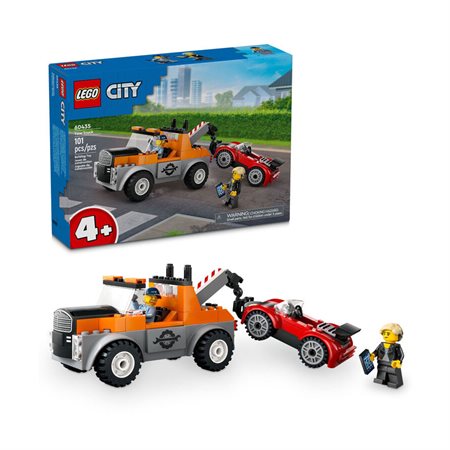 LEGO® City- Le remorquage et la réparation de la voiture de sport