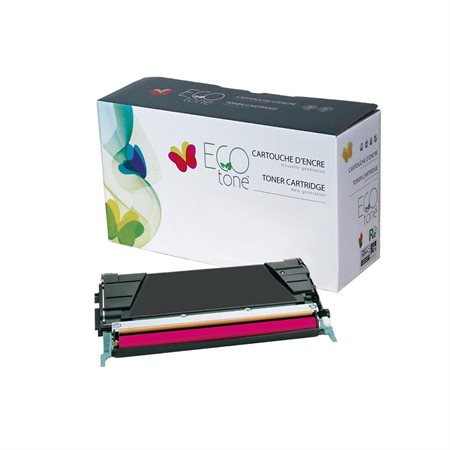 Cartouche de toner laser remise à neuf Lexmark C5222MS, C5220MS Magenta