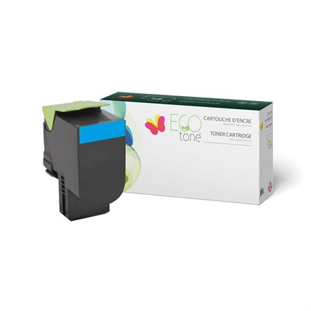 Remanufactured Lexmark 78C1XC0 cyan cartridge