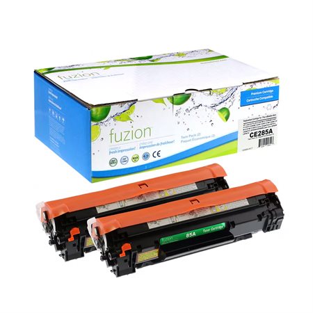 Fuzion CE285D black alternative cartridge (pack of 2 CE285A))