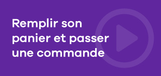 Aide video remplir son panier et passer une commande