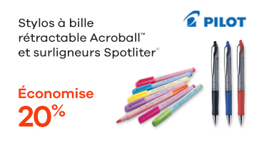 Stylo a bille retractable 