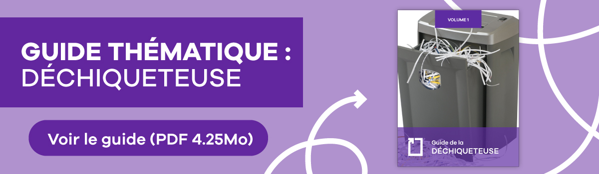 Guide thématique : Déchiqueteuse