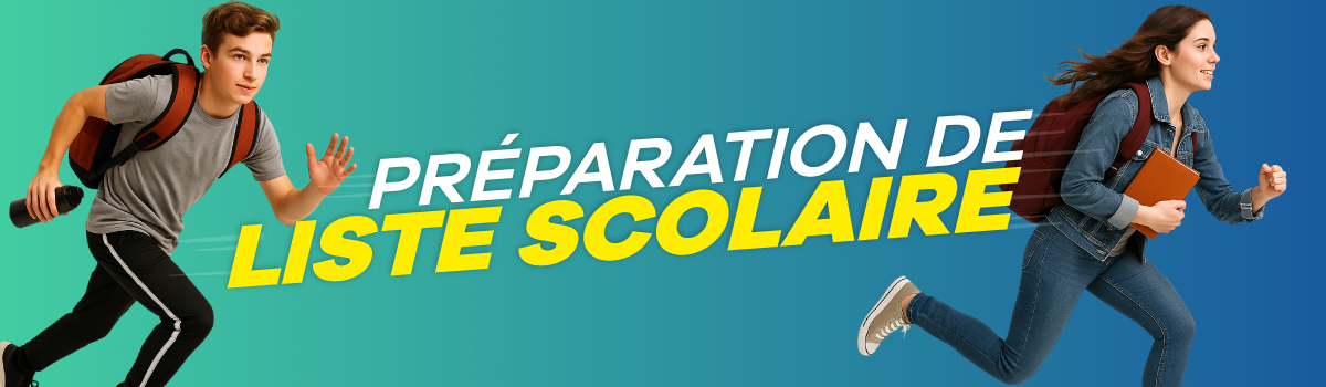 Préparation de liste scolaire